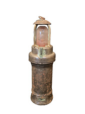 Ancienne lampe de mineur électrique Arras dans son jus  vintage décoration