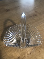 Panier Coupe à Fruits En Verre Vintage 