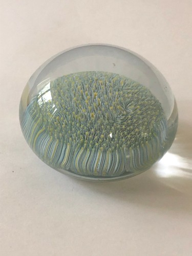 Vintage presse papier - en, verre