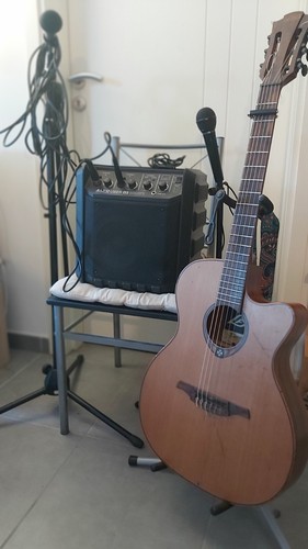 Guitare lâg ampli - +,