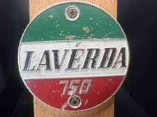 LAVERDA 750 Écusson Moto Cache Réservoir Métal Badge Original VINTAGE 1970