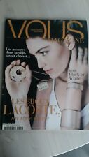 rare  revue VOUS MAGAZINE BIJOUX MONTRES LACOSTE  AOUT 2011 port gratuit