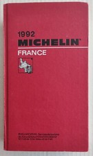 Guide rouge MICHELIN 1992 FRANCE Guide touristique et routier