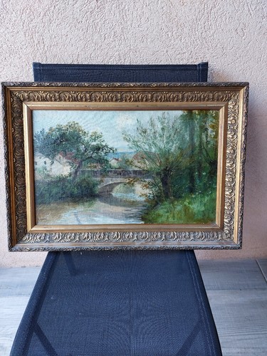 Huile sur toile - sur,