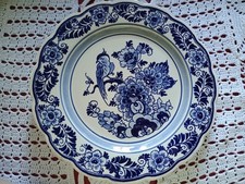ASSIETTE MURALE PUBLICITAIRE Oiseau  27cm BLUE DELFT - 1982 HEINEKEN - HOLLAND
