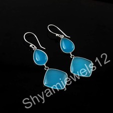 925 Argent Sterling Bleu