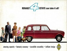 Catalogue brochure Renault 4 /