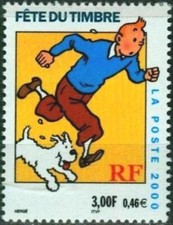 FRANCE 3301 ** MNH TINTIN Kuifje Milou HERGE BD comics strip 2000