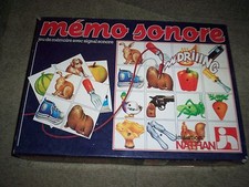 Mémo sonore jeu de mémoire Nathan