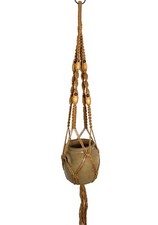 Ancienne suspension porte plante en macramé 1970, Pour Pour De 16cm Et Plus.