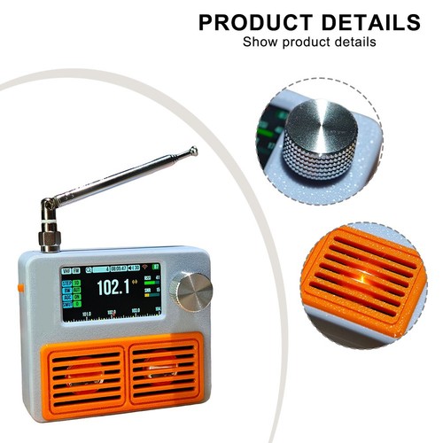 Si4732 radio stéréo portable - radio,