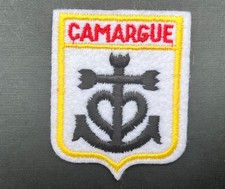 ECUSSON Patch CAMARGUE Brodé Croix Symbolique Foi Espérance Charité 6,5cm Vintag