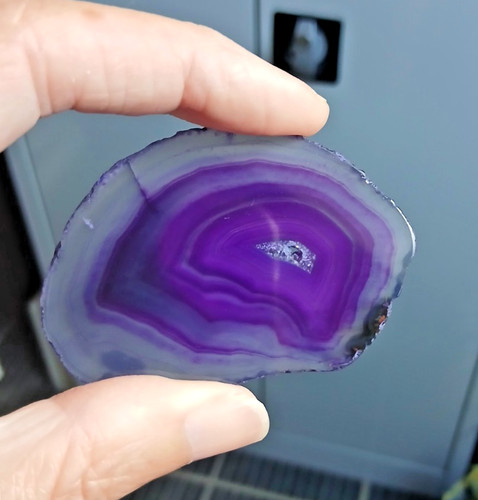 Tranche agate fine - , teintée