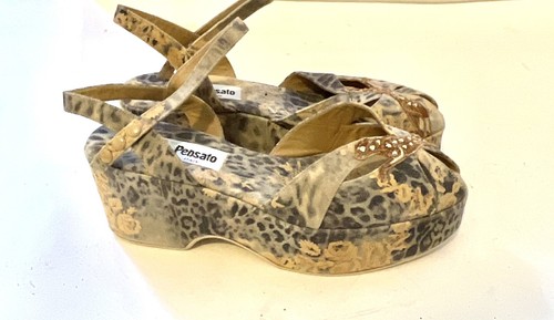 Sandales plateforme daim - plateforme,