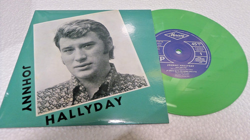 45t vinyle johnny hallyday - 45t,