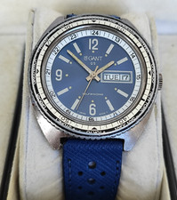 Montre vintage automatique Le Gant Montgomery Ward bracelet rallye mondial...