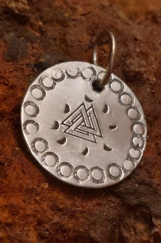 Pendentif viking valknut - pendentif,