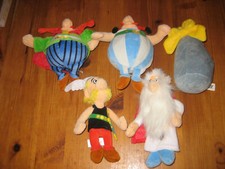 lot 5 peluches ASTERIX LIDL