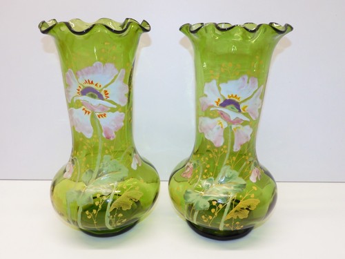 Legras vases emailles - -legras,