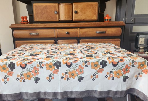 Nappe vintage fleur - nappe,