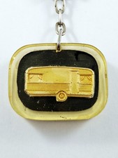 PORTE-CLES - Résine - CARAVANE Digue Notin Caravelair Henon - Vintage 1960s -