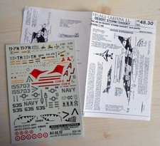 Décalques Maquette Avion 1:48 Decals Carpena 48.30 Desert storm/Daguet 1e partie