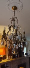 lustre ancien à pampilles
