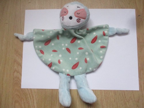 Doudou plat paresseux tom - doudou,