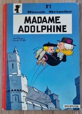 BD BENOIT BRISEFER n°2 MADAME ADOLPHINE - PEYO - DUPUIS 1971 dos rond Bon état 