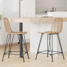 Chaise de bar Rotin et métal
