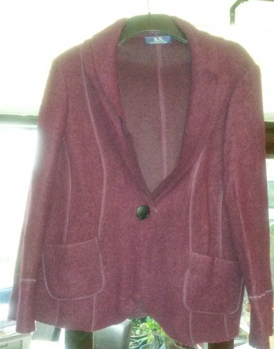 Veste laine vin sélection - laine,