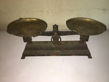 Balance Force 5 Kg Fonte Plateaux Laiton L 35,5 Cm