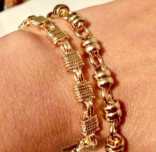 Plaqué 18k lot bracelet - 2,