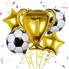 5 Ballons Football, Deco