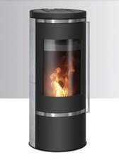 poêle à granulée neuf oranier carus 2.0 pierre ollaire Acier noir