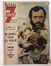 ►TELE 7 JOURS  n°150 - 1963 - GEORGES  DE CAUNES - JANIQUE AIMEE