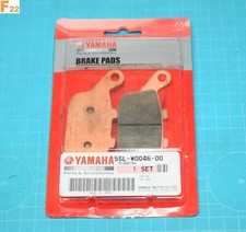 2 plaquettes de frein arrière d'origine Yamaha YZF R6 de 2003/2016 5SL-W0046-00