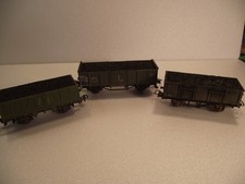 KLEINBAHN- JOUEF HO trois tombereau avec charbon véritable