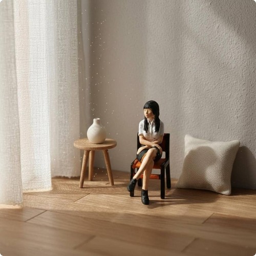 Miniature assise décor - miniature,