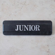 AUTOBIANCHI JUNIOR monogram emblem badge sign car old automobile France plastic