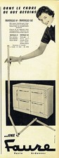 Publicité Advertising 078  1957   cuisinière Provençale mixte Faure