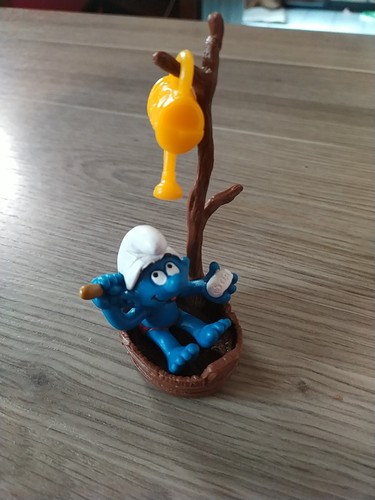 Schtroumpf dans baignoire - schtroumpf,
