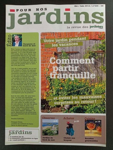 Revue pour nos jardins - revue,
