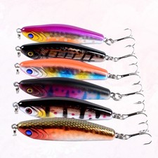  6 Pcs Leurre Metal Lazer Jig De Pêche En Surface Matériel Peche Lys Rivière