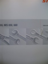 MANUEL ATELIER DE RÉPARATION TRONÇONNEUSE  STIHL MS650 MS660