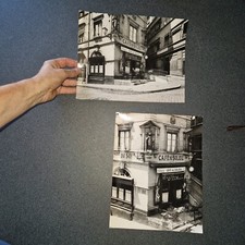 vieux LYON café du soleil  2 photos originales 1950 RESTAURANT bouchon Lyonnais