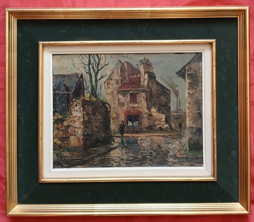 Superbe huile e siècle - huile, xx