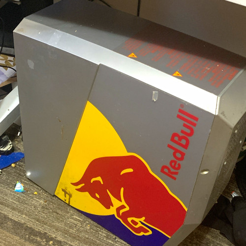 Red bull mini fridge - mini, stainless
