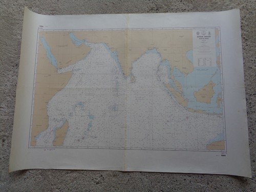 Carte marine océan - /, indien