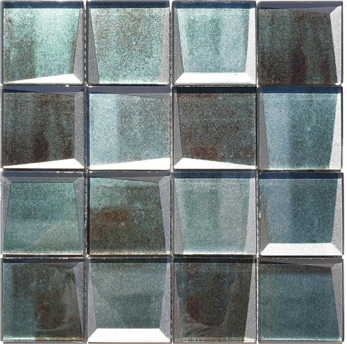 Pâte verre mosaïque vert - verre,